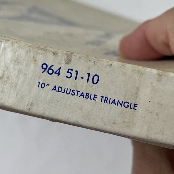 Vintage STAEDTLER Mars 964 51-10 Adjustable Triangle with Slope & Rise Drafting - Picture 8 of 10
